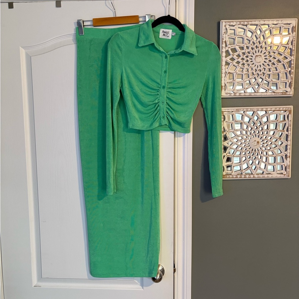 Princess Polly Green Matching Set